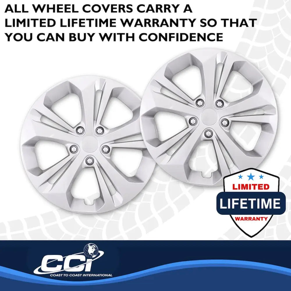 Coast2Coast Limited Lifetime Warranty Wheel Cover 56417S - Silver WC 24-25 Trax 17 10 Spk