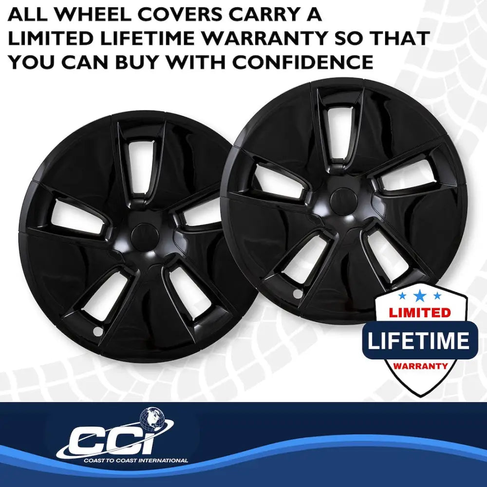 Coast2Coast Limited Lifetime Warranty Wheel Cover 56518Black - Black WC 17-23 Model Slot 18 56518BLK
