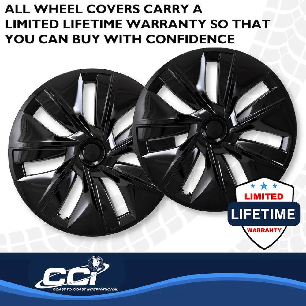 Coast2Coast Limited Lifetime Warranty Wheel Cover 56619Black - Black WC 18-24 Model Spk 19 56619BLK