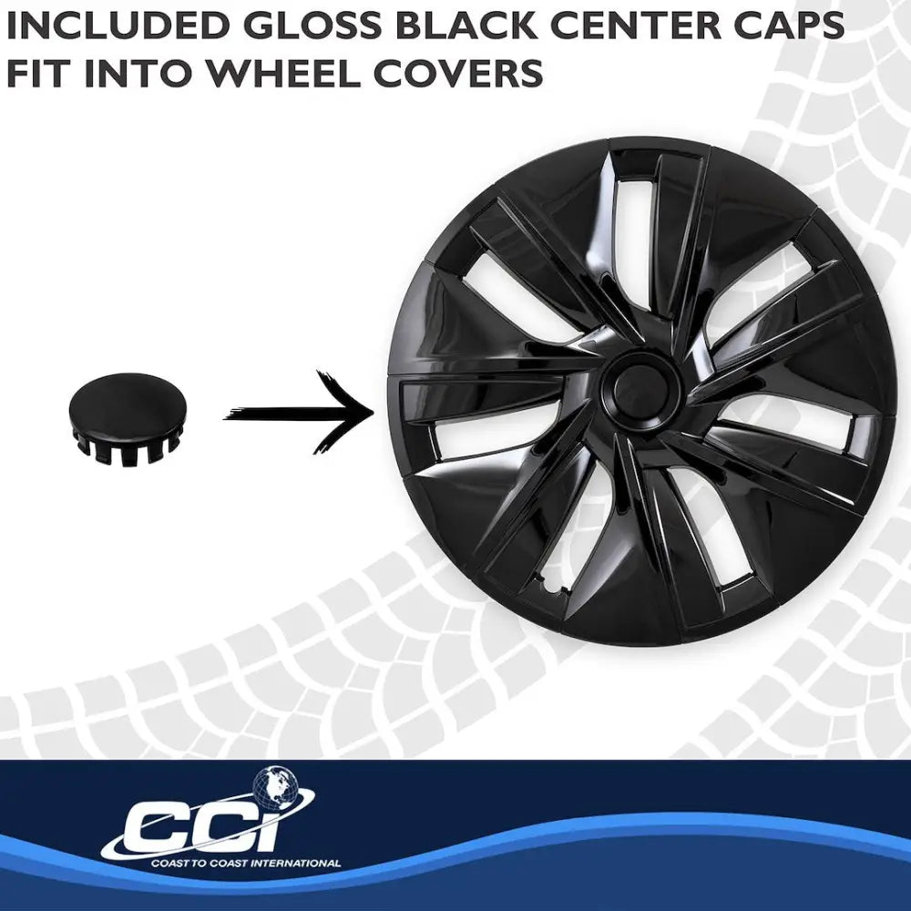 Coast2Coast Limited Lifetime Warranty Wheel Cover 56619Black - Black WC 18-24 Model Spk 19 56619BLK