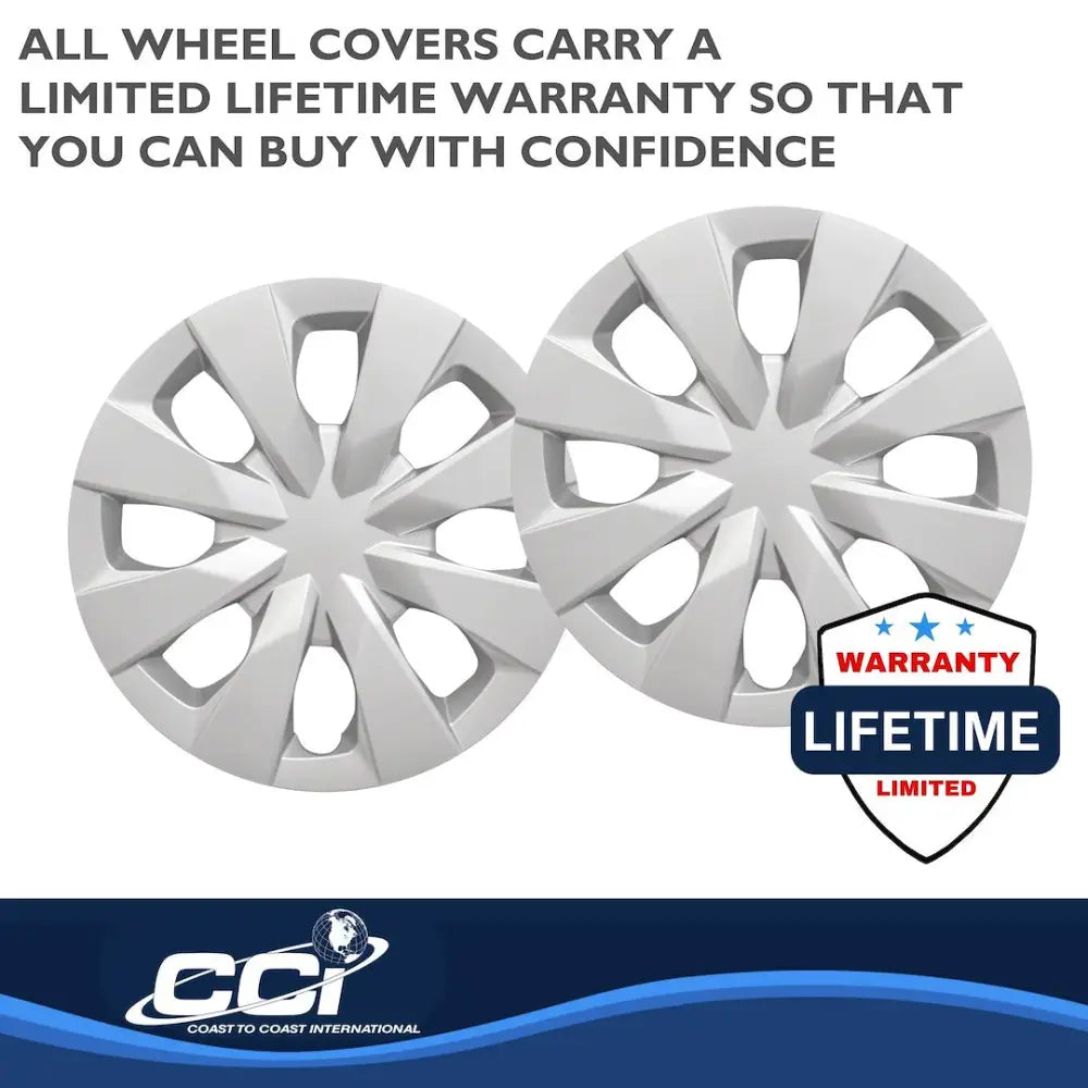 Coast2Coast Limited Lifetime Warranty Wheel Cover IWC52715S - Silver WC 20-22 Corolla 15 Spk