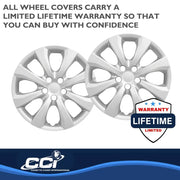 Coast2Coast Limited Lifetime Warranty Wheel Cover IWC54216S - Silver WC 20-25 Corolla 15 Spk