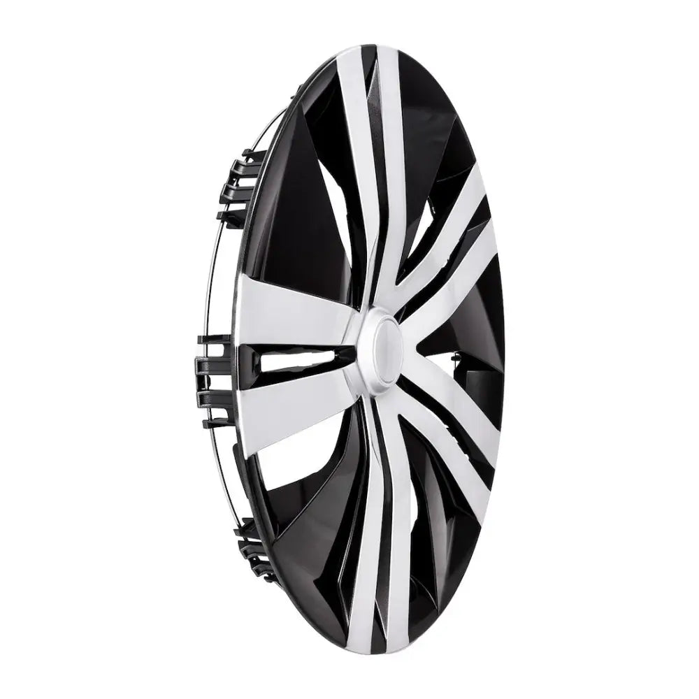 Coast2Coast Limited Lifetime Warranty Wheel Cover IWC55116SB - Silver Black WC 18-25 Leaf 16 10 Spk
