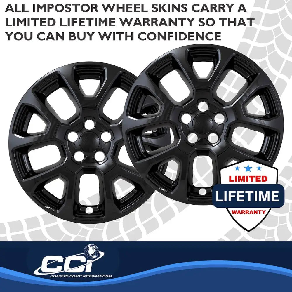 Coast2Coast Limited Lifetime Warranty Wheel Skin IMP507Black - Black WS 22-25 Compass GL 18 10 Spk IMP507BLK