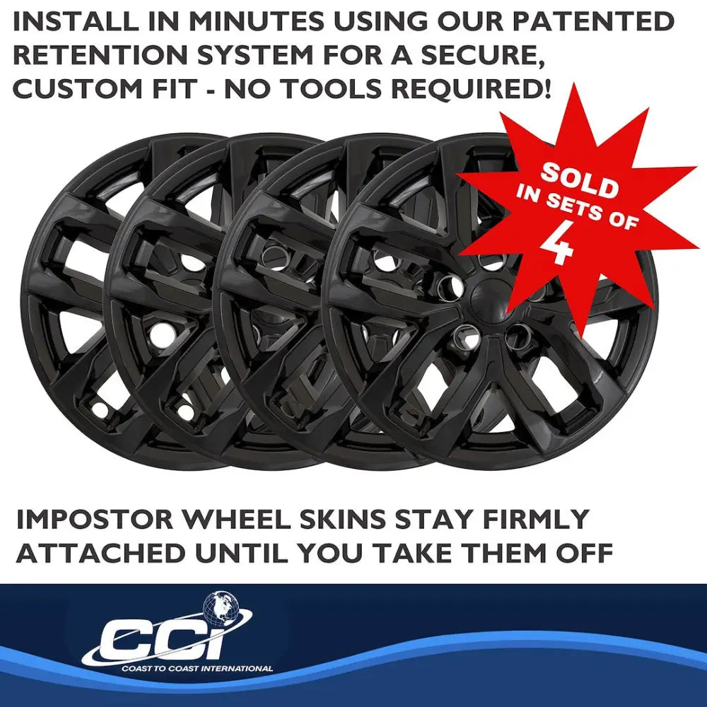 Coast2Coast Limited Lifetime Warranty Wheel Skin IMP508Black - WS 22-25 Gladiator GL BK 17 10 Spk IMP508BLK