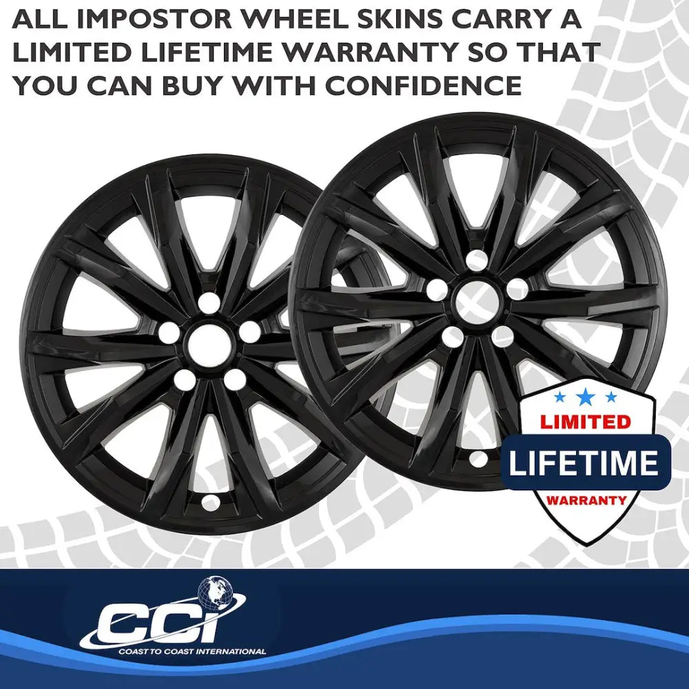 Coast2Coast Limited Lifetime Warranty Wheel Skin IMP510Black - Black Imp 23-25 CR-V GL 18 10 Spk IMP510BLK