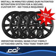 Coast2Coast Limited Lifetime Warranty Wheel Skin IMP510Black - Black Imp 23-25 CR-V GL 18 10 Spk IMP510BLK