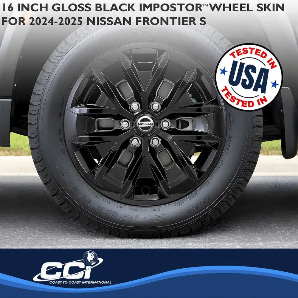 Coast2Coast Limited Lifetime Warranty Wheel Skin IMP516Black - Black Imp 23-25 Frontier SV 16 IMP516BLK