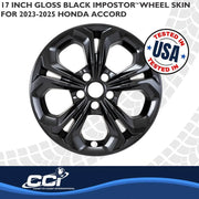Coast2Coast Limited Lifetime Warranty Wheel Skin IMP517Black - Imp 23-25 Accord LX EX-L 17 10 Spk IMP517BLK