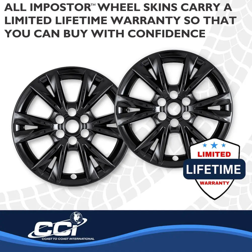 Coast2Coast Limited Lifetime Warranty Wheel Skin IMP518Black - Glossy Black WS 20-25 XT5 Finish 18 IMP518BLK