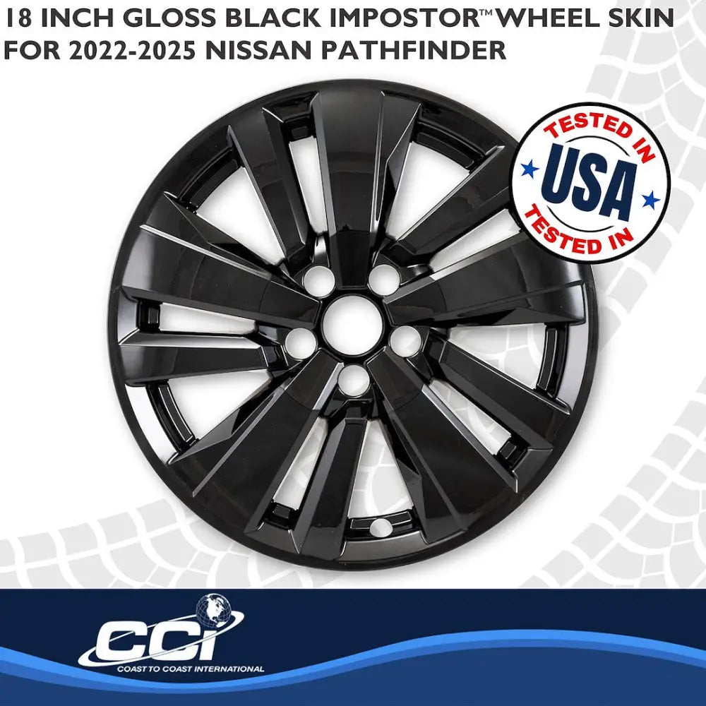 Coast2Coast Limited Lifetime Warranty Wheel Skin IMP519Black - Black WS 22-25 Pathfndr 10 Spk GL 18 IMP519BLK