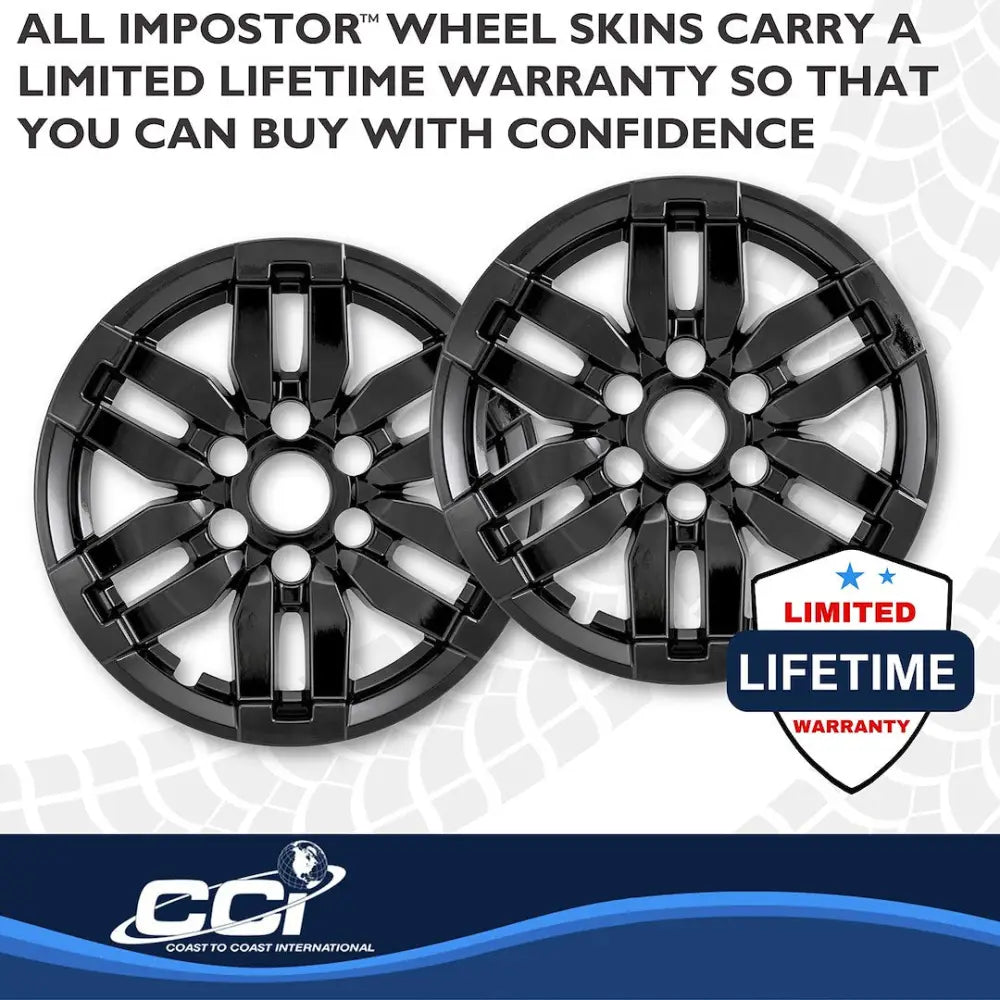 Coast2Coast Limited Lifetime Warranty Wheel Skin IMP520Black - Imp 23-26 Colorado 17 BK Dbl Spk IMP520BLK