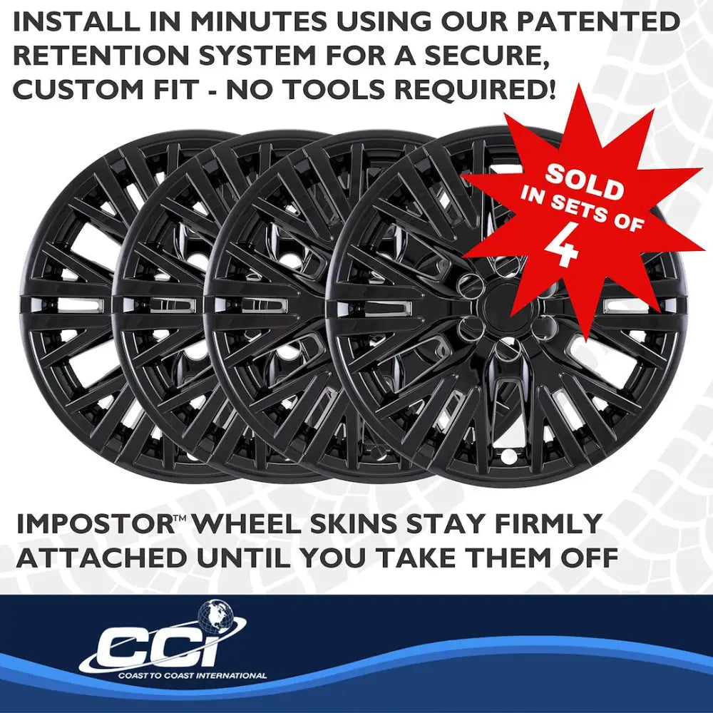 Coast2Coast Limited Lifetime Warranty Wheel Skin IMP523Black - Black Imp 24-26 Traverse LT 18 IMP523BLK