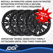 Coast2Coast Limited Lifetime Warranty Wheel Skin IMP523Black - Black Imp 24-26 Traverse LT 18 IMP523BLK