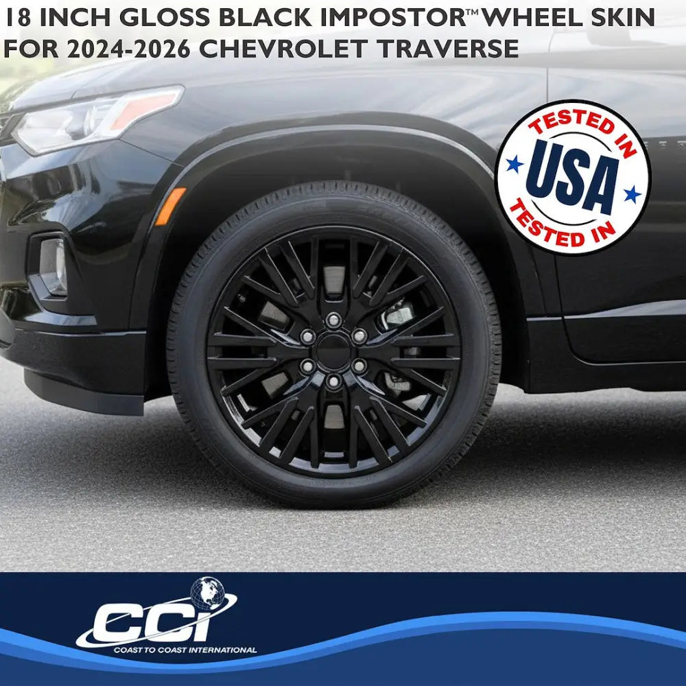 Coast2Coast Limited Lifetime Warranty Wheel Skin IMP523Black - Black Imp 24-26 Traverse LT 18 IMP523BLK