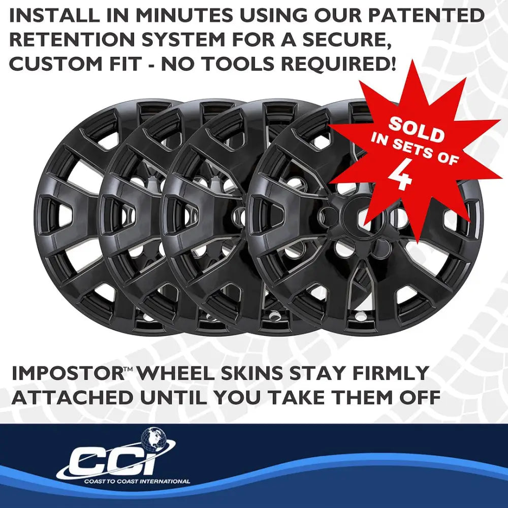 Coast2Coast Limited Lifetime Warranty Wheel Skin IMP524Black - Black Imp 24-25 Tacoma SR5 17 GL IMP524BLK