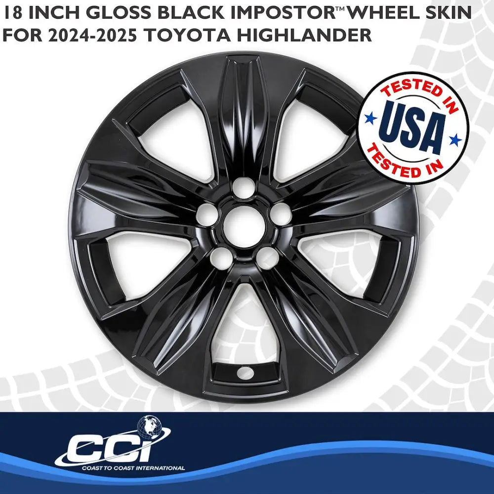 Coast2Coast Limited Lifetime Warranty Wheel Skin IMP525Black - Black Imp 20-25 Highlander 18 IMP525BLK
