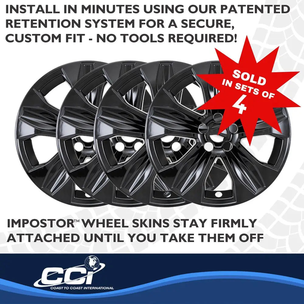 Coast2Coast Limited Lifetime Warranty Wheel Skin IMP525Black - Black Imp 20-25 Highlander 18 IMP525BLK