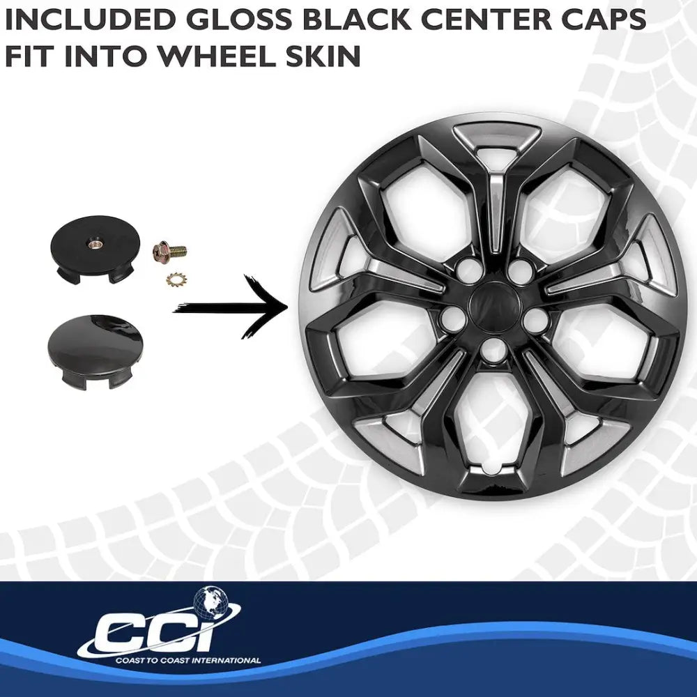 Coast2Coast Limited Lifetime Warranty Wheel Skin IMP528CB - Charcoal Black Imp 24-25 Compass 17