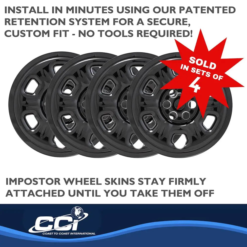 Coast2Coast Limited Lifetime Warranty Wheel Skin IMP69BLKN - Imp 05-25 Frontier GL BK 16 Hole