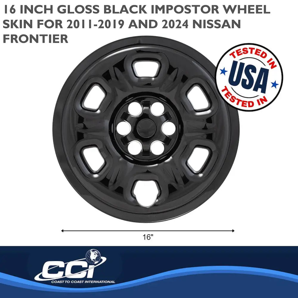 Coast2Coast Limited Lifetime Warranty Wheel Skin IMP69BLKN - Imp 05-25 Frontier GL BK 16 Hole