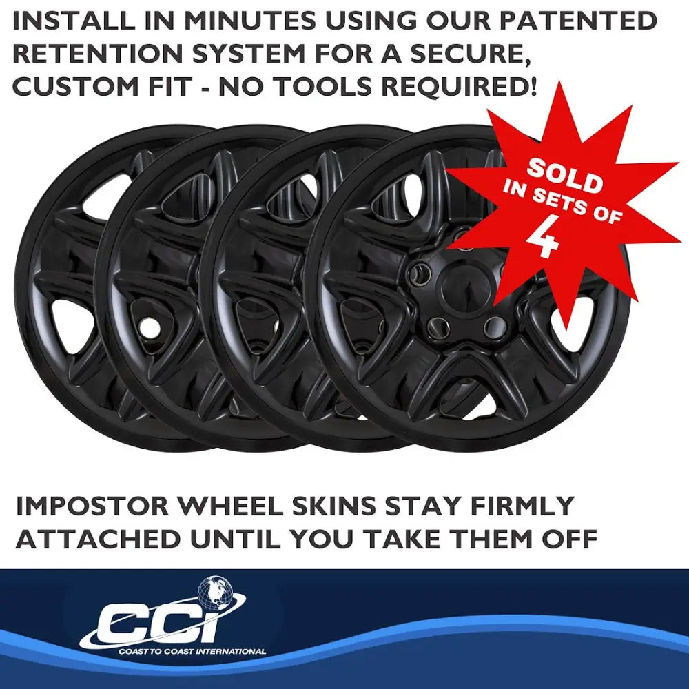 Coast2Coast Limited Lifetime Warranty Wheel Skin IMP77BLKN - WS 07-21 Tundra GL BK 18 Spoke