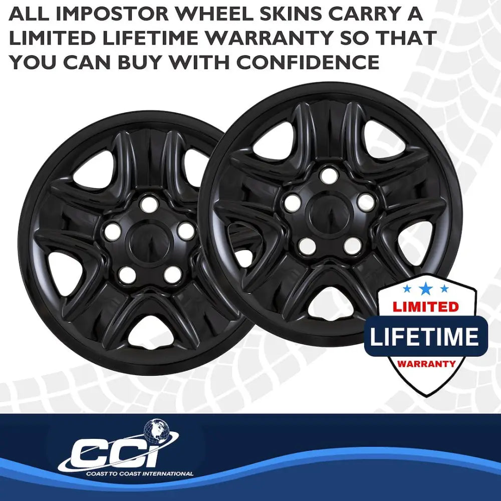Coast2Coast Limited Lifetime Warranty Wheel Skin IMP77BLKN - WS 07-21 Tundra GL BK 18 Spoke