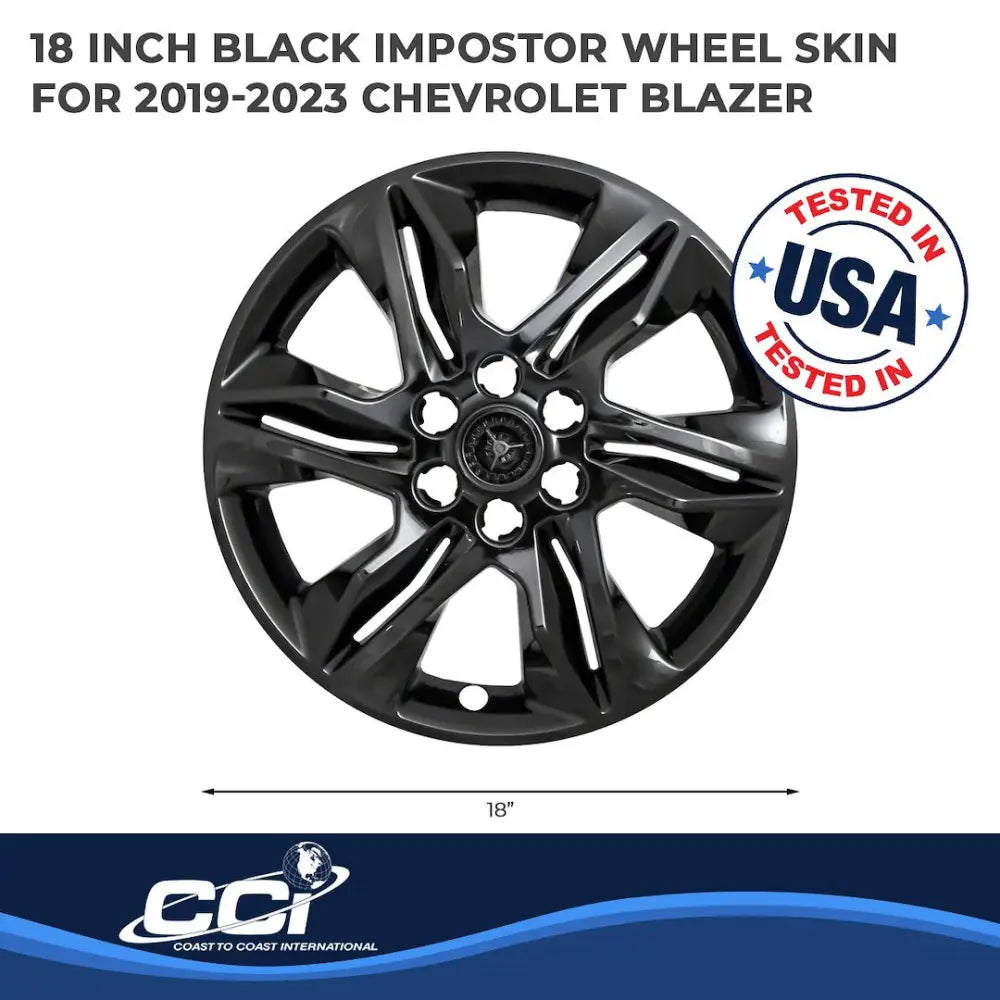 Coast2Coast Limited Lifetime Warranty Wheel Skin Iwcimp438Black - WS 19-22 Blazer GL BK 18 Spl Spk IWCIMP438BLK