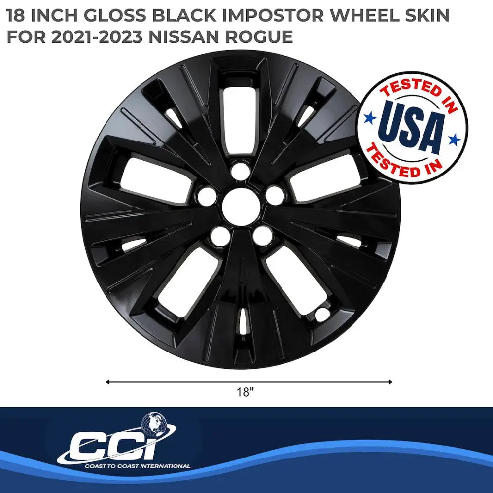 Coast2Coast Limited Lifetime Warranty Wheel Skin Iwcimp503Black - Imp 21-23 Rogue GL BK 18 10 Spk IWCIMP503BLK