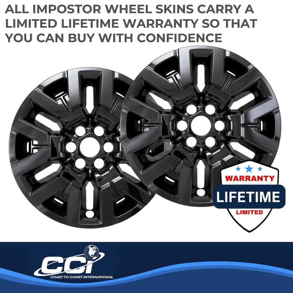 Coast2Coast Limited Lifetime Warranty Wheel Skin Iwcimp504Black - Imp 22-25 Frontier GL BK 17 SP IWCIMP504BLK