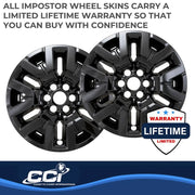Coast2Coast Limited Lifetime Warranty Wheel Skin Iwcimp504Black - Imp 22-25 Frontier GL BK 17 SP IWCIMP504BLK