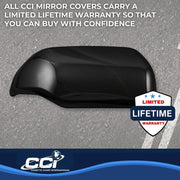 Coast2Coast MC67553RBK Tundra Mirror Covers for Style - Mirrors Side View and Towing