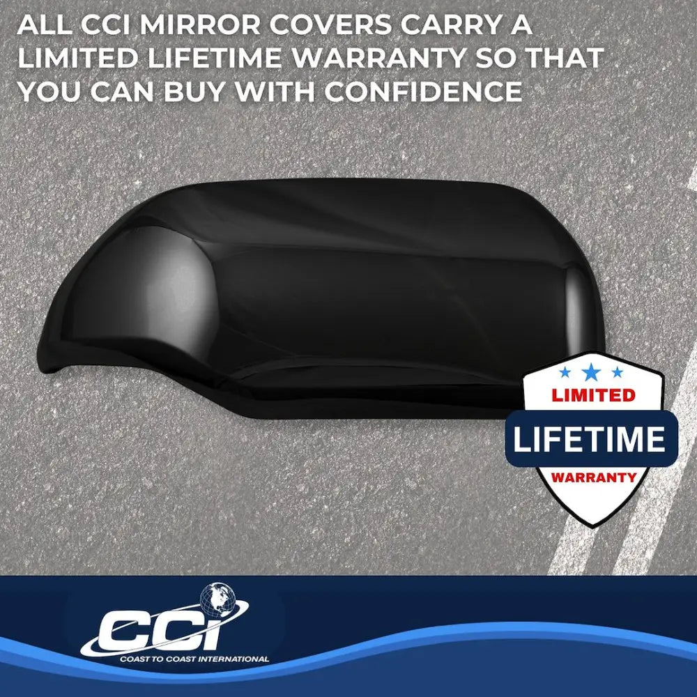 Coast2Coast MC67553RBK Tundra Mirror Covers for Style - Mirrors Side View and Towing
