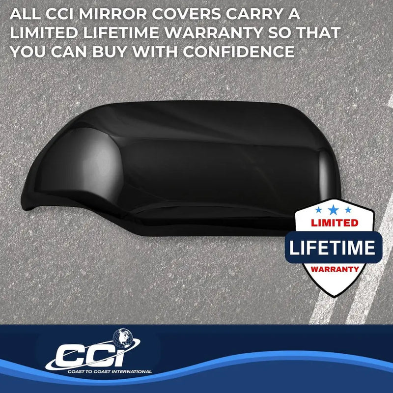 Coast2Coast MC67553RBK Tundra Mirror Covers for Style - Mirrors Side View and Towing