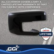 Coast2Coast MC67556BLK Mirror Covers for 21-25 F150 - Mirrors Side View and Towing