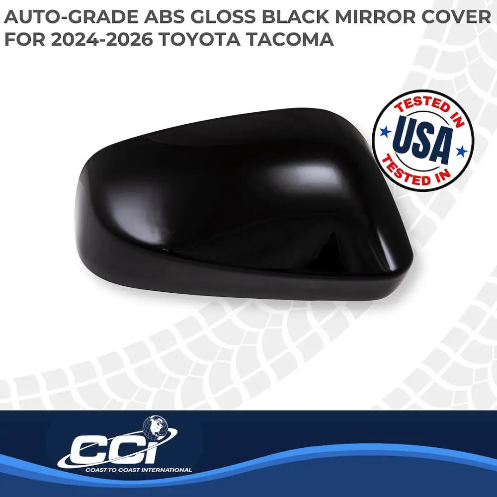 Coast2Coast Limited Lifetime Warranty Exterior Mirror Cover MC67557Black - Black MC 24-26 Toyota Tacoma TS MC67557BLK