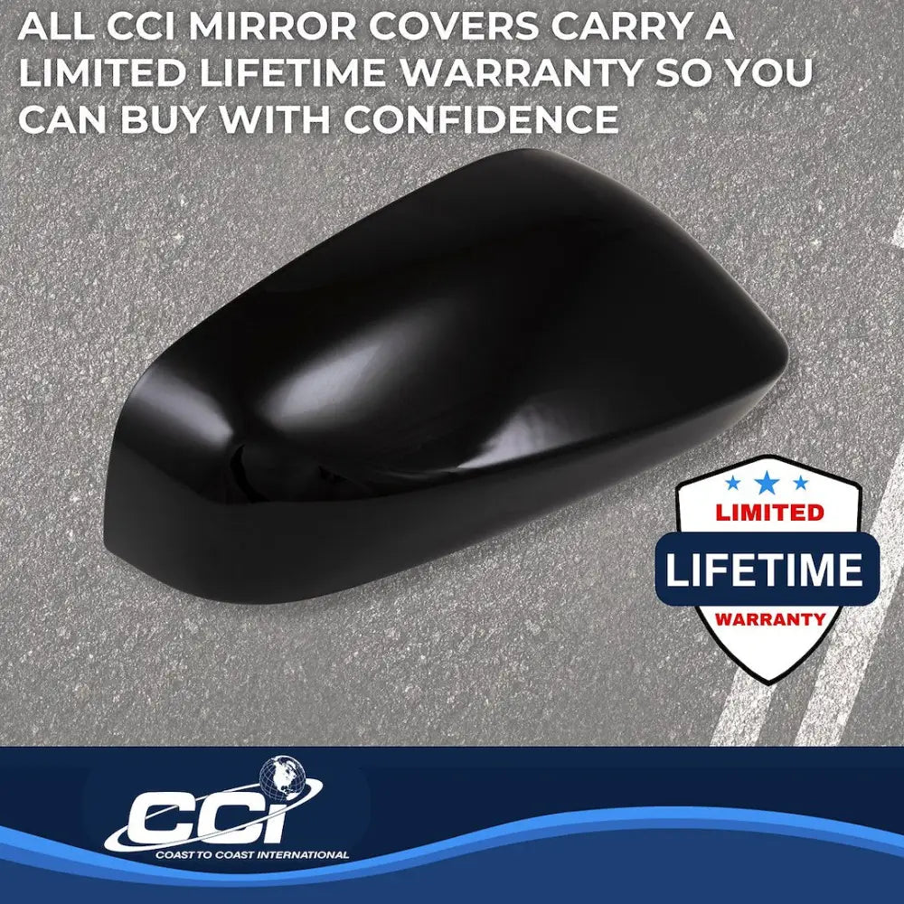 Coast2Coast Limited Lifetime Warranty Exterior Mirror Cover MC67557Black - Black MC 24-26 Toyota Tacoma TS MC67557BLK
