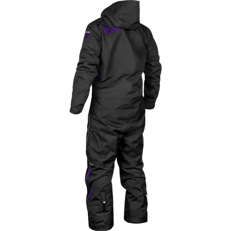 Black snowsuit with purple accents for powersports and RV parts & accessories comfort
