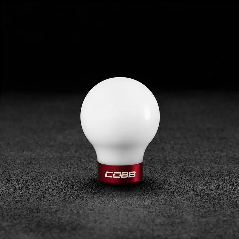 COBB 271350-W-RD Cobb 07-10 MazdaSpeed3 Shift Knob - White Knob w/Race Red Base