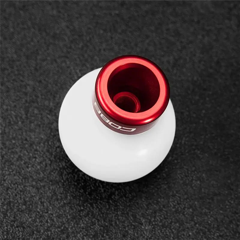 COBB 271350-W-RD Cobb 07-10 MazdaSpeed3 Shift Knob - White Knob w/Race Red Base