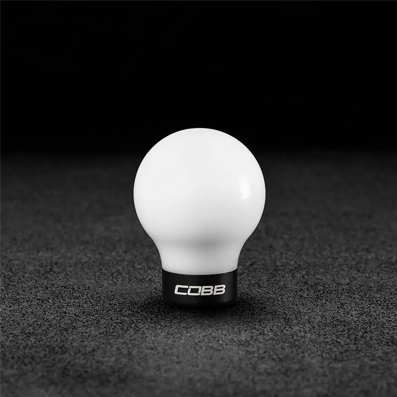 COBB 271350-W-BK Cobb 07-10 MazdaSpeed3 Shift Knob - White Knob w/Stealth Black Base