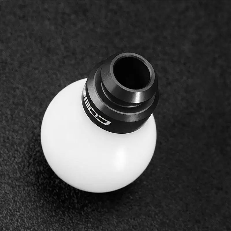 COBB 211350-W-BK Cobb Subaru 5-Speed COBB Knob - White Knob w/ Stealth Black