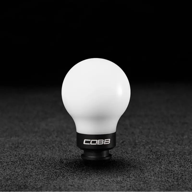 COBB 211350-W-BK Cobb Subaru 5-Speed COBB Knob - White Knob w/ Stealth Black