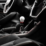 Cobb Subaru 6-Speed Weighted COBB Knob - White (Incl. Both Red + Blk Collars) - Truck & Automotive
