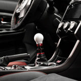 Cobb Subaru 6-Speed Weighted COBB Knob - White (Incl. Both Red + Blk Collars) - Truck & Automotive