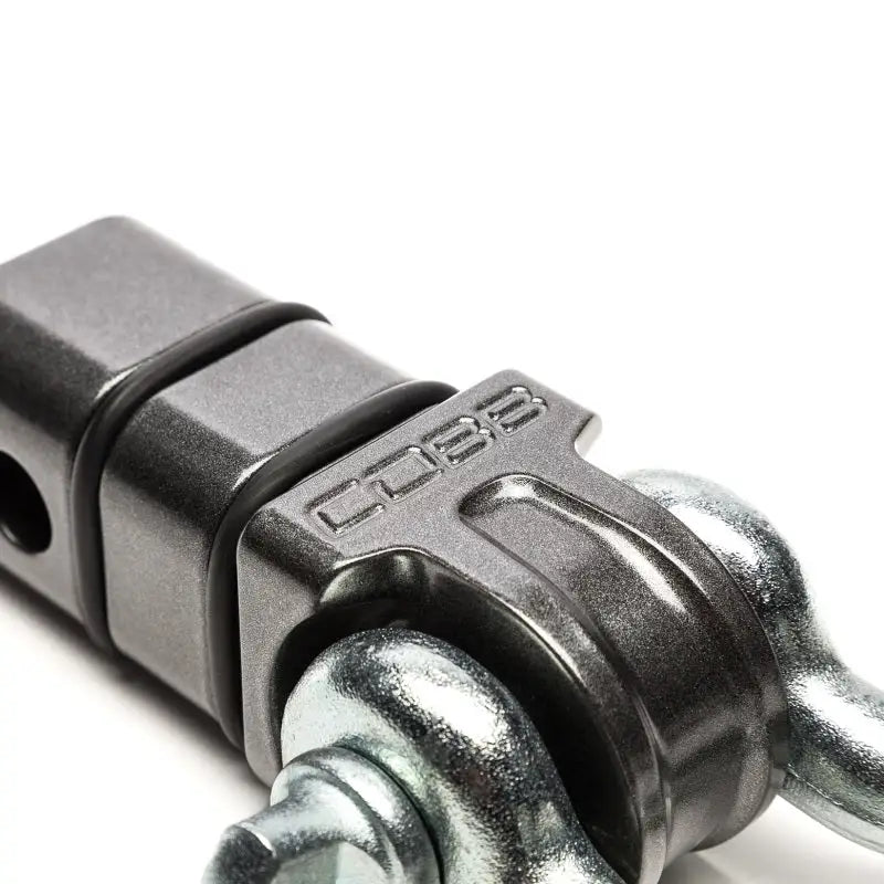 Cobb Tuning 2in hitch receiver with black cobb brake lever grip