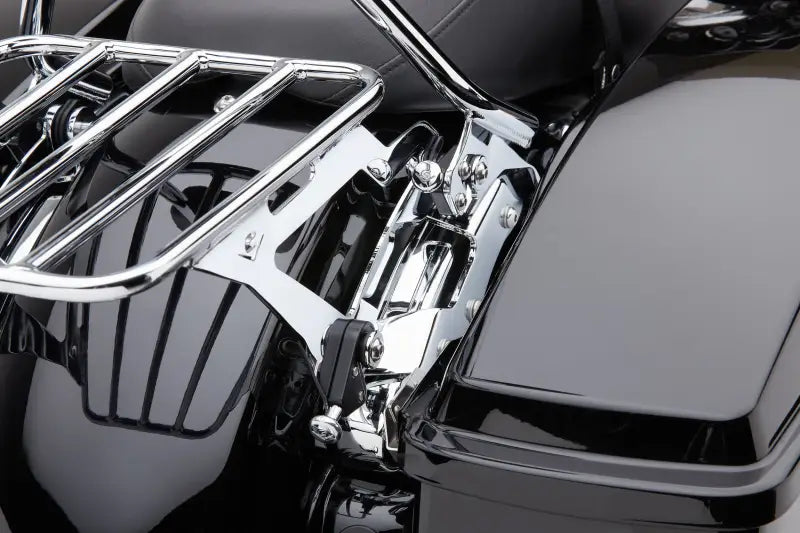 Backrest Mounting Kit Chrome Flh/Flt 14 22 - COBRA