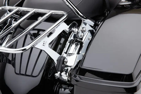 Backrest Mounting Kit Chrome Flh/Flt 14 22 - COBRA