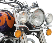Light Bar Chrome Yam V Star 1100 Classic 99 09 - COBRA