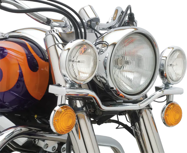 Light Bar Chrome Yam V Star 1100 Classic 99 09 - COBRA